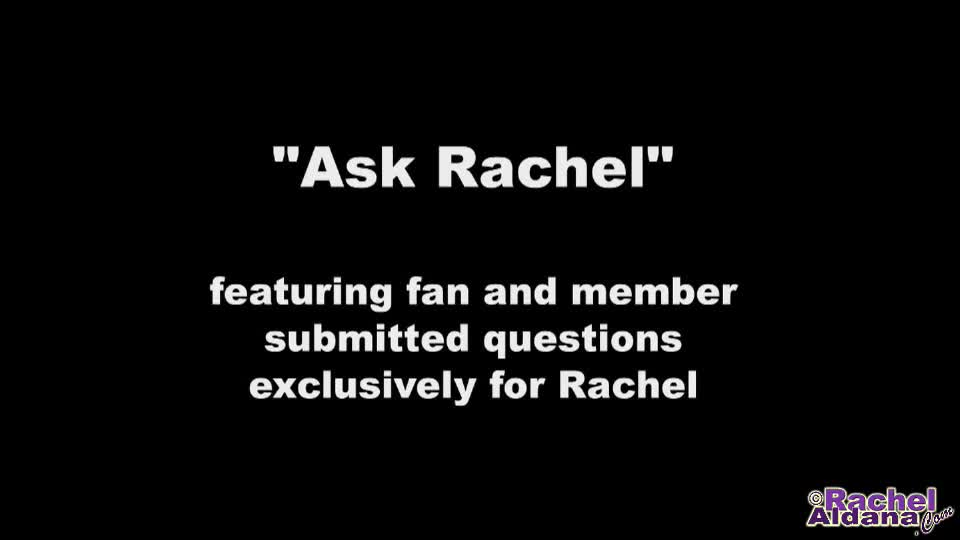 Ask rachel #20 - 1min 